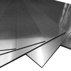 Glossy Twill Carbon Fiber Sheet T300 Custom Carbon Fiber Plate
