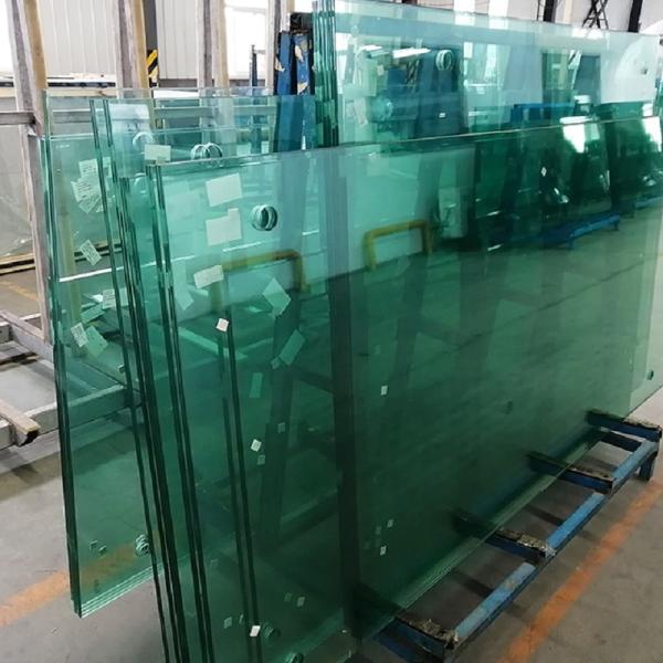 PVB SGP Laminated Tempered Glass 6.38mm Clear Toughened Hollow