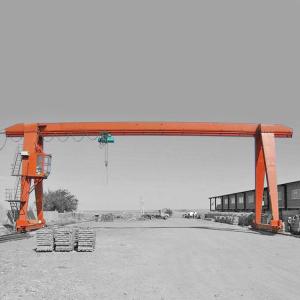 A3 Single Beam Gantry Crane Steel Structure Cabin Control With Electric Hoist