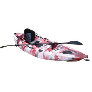 OEM ODM Single Person Adult Sit On Kayak 8 FT Triple Colors Easy Transporting Convienient Control