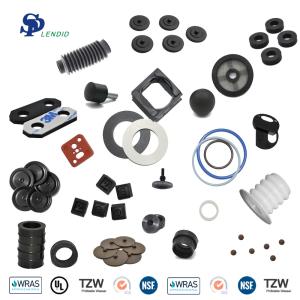 Custom Epdm Nbr Molded Rubber Parts , OEM Moulded Rubber Gaskets