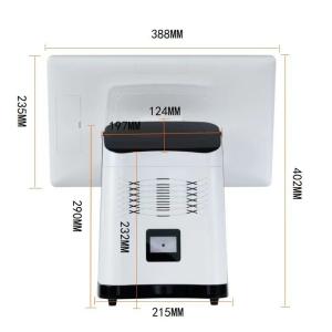 POS Terminal 880P Cash Register with 15.6'' Main Display and LED/VFD Customer