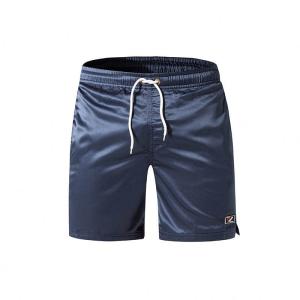 Waterproof Fabric Beach Swim Trunks , Printed Beach Shorts With Mesh Liner