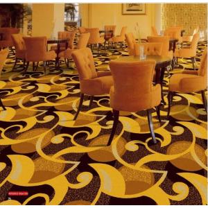 100 Polypropylene Hotel Carpet Flooring , PP Wilton Woven Carpet