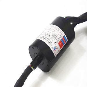 Construction Engineering 250 Rpm Industrial Slip Ring With Solid Bore