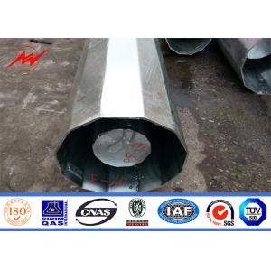 S500 Q345 Galvanized Steel Transmission Pole Conical ASTM A123