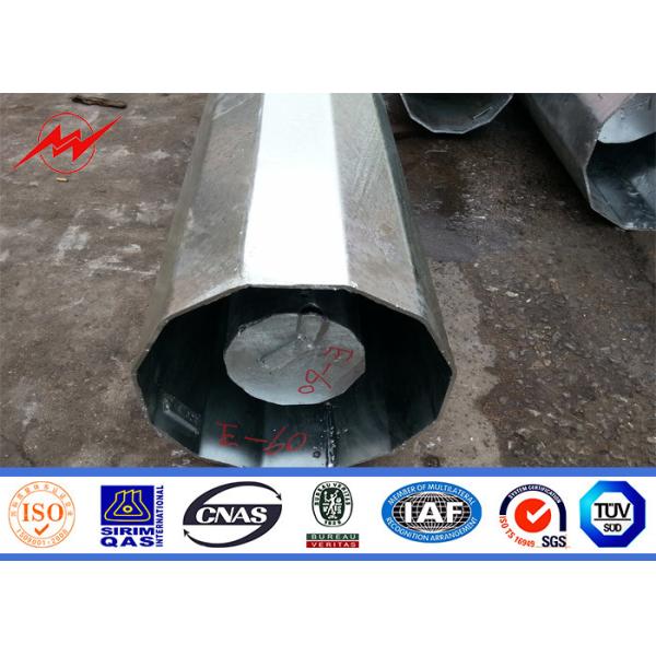 Quality S500 Q345 Galvanized Steel Transmission Pole Conical ASTM A123 wholesale