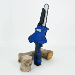 4/6'' Rechargeable Mini Wood Cutting 21V Lithium Chain Saws Portable Cordless
