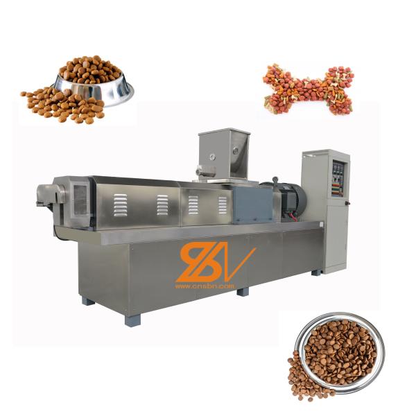 Quality Ss 304 Dual Screw Pet Food Processing Line Automatic wholesale