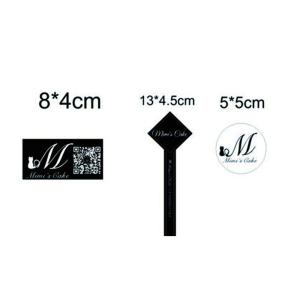 CMYK Printing Blank Thermal Labels For Food Cakes Boxes