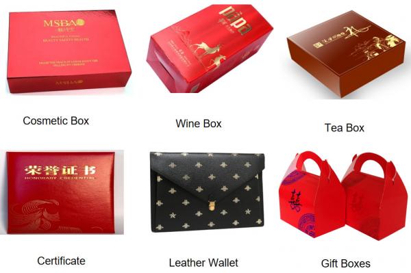 Automatic Hydraulic Hot Stamping Machine for Jewelry Box Gift Box Tea Box Wallet