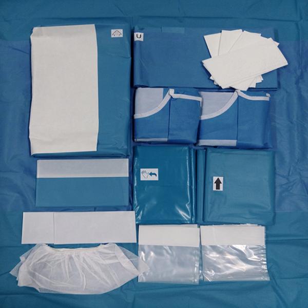 Quality Surgical By Pass Pack Disposable Sterile Cardiovascular Drape CE Certificate wholesale