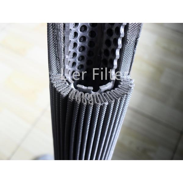 Anti Corrosion 0.2um-120um Pleated Filter Element For Polymer Melts