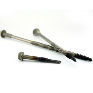 SS410 + SS304 Bi Metal Self Drilling Screws Hex Head BSD Thread TEK Tail With