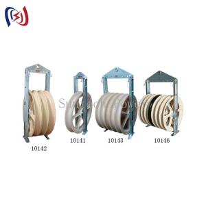 Cheap Heavy Duty 822 Series Conductor Stringing Block with R570 Bend Radius and 760x120x480mm Outline Size for sale