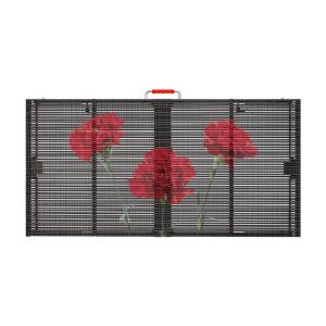 High Refresh Rate Transparent Glass Display , Advertising Transparent LED Screen