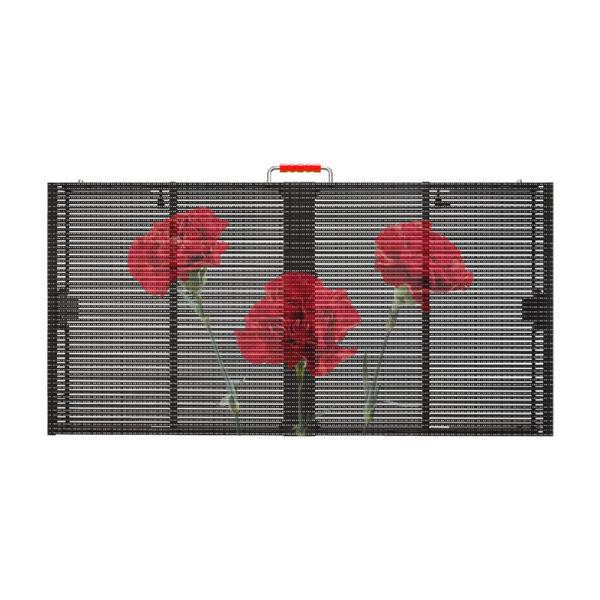 High Refresh Rate Transparent Glass Display , Advertising Transparent LED Screen