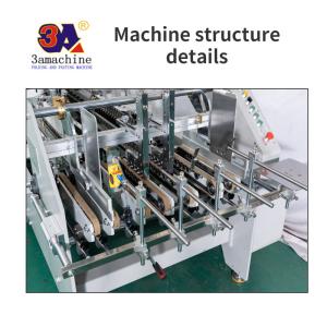 380V Voltage Textiles Folder Gluing Machine for Professional Presentation