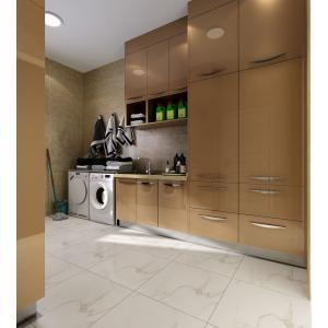 Gold Stainless Steel Laundry Room Cabinets With Customizable Storage And