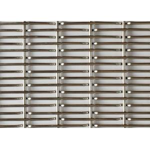China SS Plain Woven Metal Decorative Partitionl Screen For Architectural Woven Wire Mesh on sale