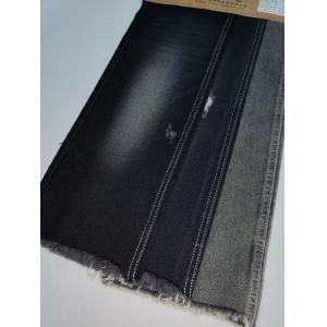 11.5OZ BLACK/WHITE Non-Stretch 65%Cotton Denim Fabric With 7*10 Construction For