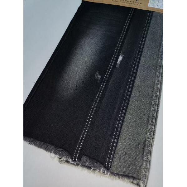 11.5OZ BLACK/WHITE Non-Stretch 65%Cotton Denim Fabric With 7*10 Construction For