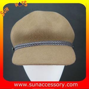 Fashion hot sale wool felt newsboy hats for womens,100% Australia wool felt hats