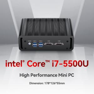 DDR3L 8GB RAM Industrial PC Intel Celeron And Core Processor Dual LAN Fanless PC