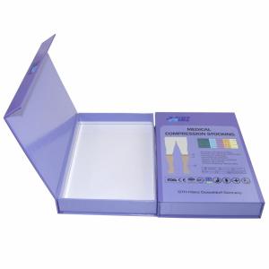 Recycled Art Paper Packaging Paper Box For Medical Compression Socking