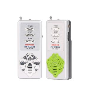 ABS FM Speaker Radio Wireless Speaker 3V With Stereo Earphone Portable