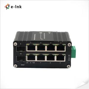 Mini Managed Industrial Ethernet Switch SFP Redundant Power Inputs