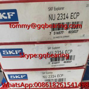 China SKF NU2314 ECP Cylindrical Roller Bearing NU2314ECP Air Compressor Bearing 70x150x51mm on sale