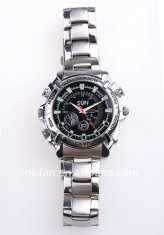 1080P camera watch with HD video recorder support IR camera