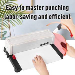 A4 Book Roller 10 Hole Strip Binding Machine With 28.5mm Pitch And 3*8mm Hole