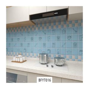 Waterproof Peel and Stick Wall Tile Stickers for Kitchen Backsplash Decor