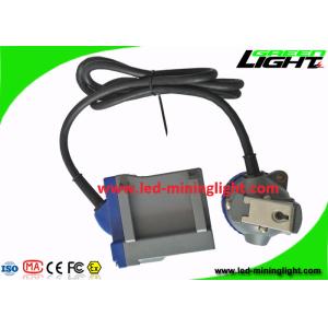 IP68 Waterproof Led Miners Cap Lamp 1.67 Watt 6.6Ah Rechargeable Li - Ion
