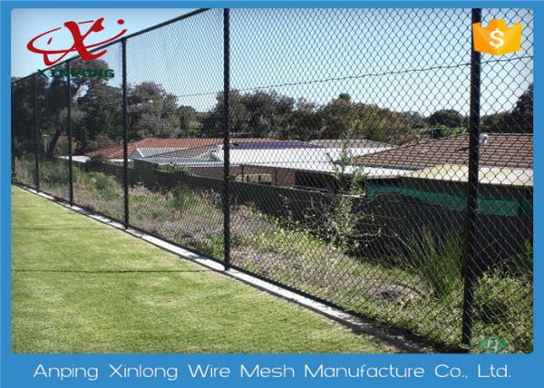 Quality 1.8 - 4.5mm Diameter Chain Link Fence With 35 * 35 Aperture For Playground wholesale