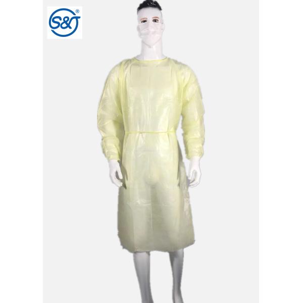 Disposable Isolation Gown 30-65g Non-woven surgical disposable isolation gown disposable uniform
