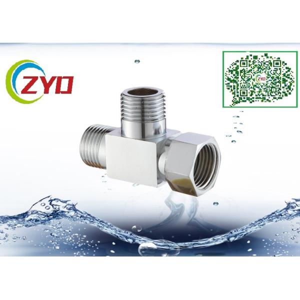 Durable Shower Three Way Diverter Valve , 95 Gram Weight 3 Way Diverter Valve