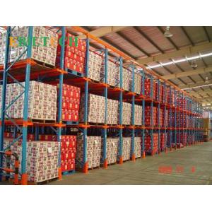 Cheap Deep Lane Industrial Drive In Racking System , Storage Warehouse Racking Solutions for sale