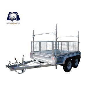 Buy cheap Fully Welded Tandem Axle Box Trailer 8x5 Tandem Galvanised Trailer Silver from wholesalers