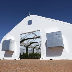 Multi Span Fabric Automated Blackout Greenhouse / Light Deprivation System