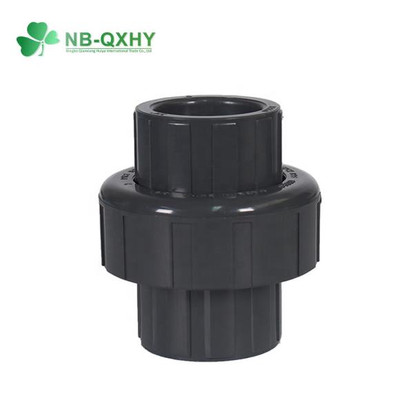 Quality Plastic Sch80 Union DIN 1/2" 4" Inch PVC Union and ODM Support with Customized Options wholesale