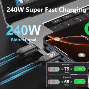 Alvin's USB4 4ft Cable - 40Gbps, 240W PD, 8K, TB4 Compatible