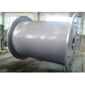 Cheap Multilayer Winding Rope Grooved Cable Drum Main Winch Parts For Truck Cranes for sale