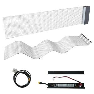 Transparent Led Film Display on Window Flexible Transparent Video Wall