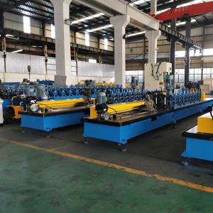 Hydraulic Double Head Ceiling Roll Froming Machine 0.8mm With Track Cutting
