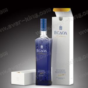 750 ML Crystal White Flint Custom Glass Bottle for Luxury Liquor and Spirit