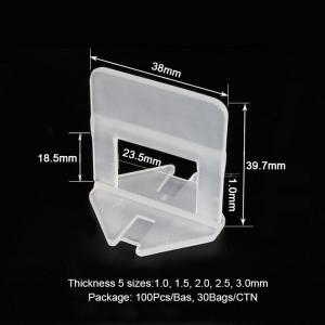 Plastic tile leveling system / clips and wedges ceramic tile leveling /install