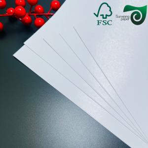 90-350gsm C2S Paper Sheets With Smooth Surface Double Side Gloss Finish